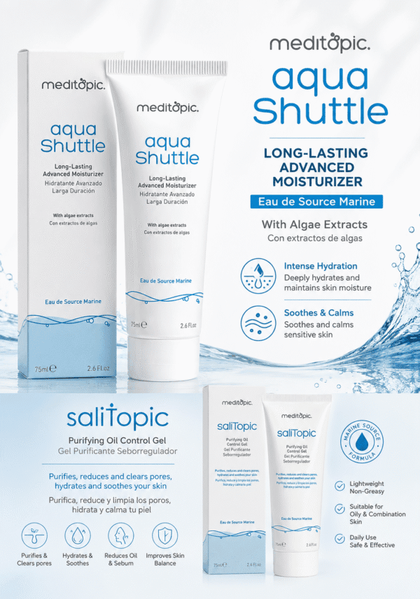 Salitopic for acne prone skin + Aqua shuttle moisturizer Offer