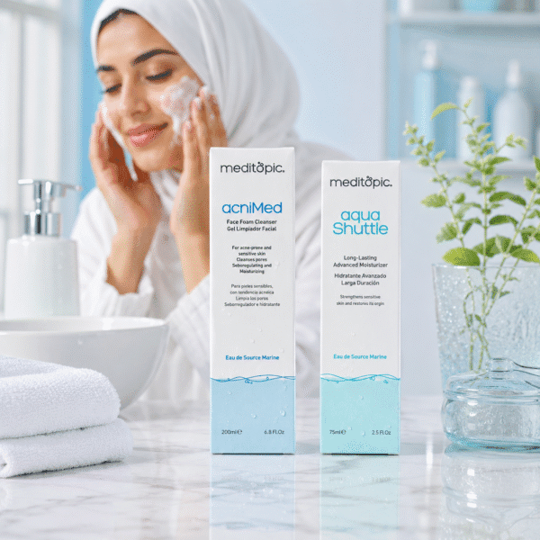 Acnimed facial foam cleanser + Aquashuttle moisturzer (Offer)